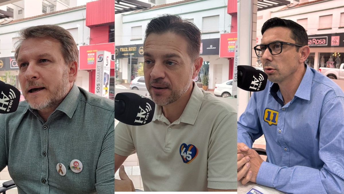 Candidatos a prefeito participam de sabatina na Rádio A Hora