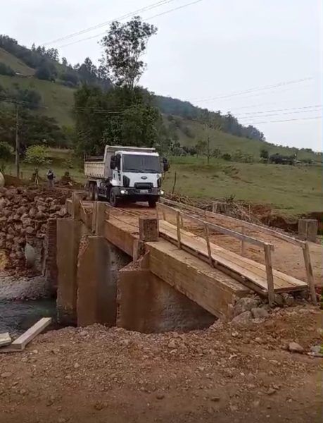 Venâncio Aires conclui obras da ponte em Linha Andréas