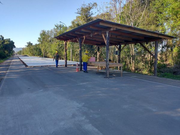 Iniciam obras de fundação da ponte da ERS-130