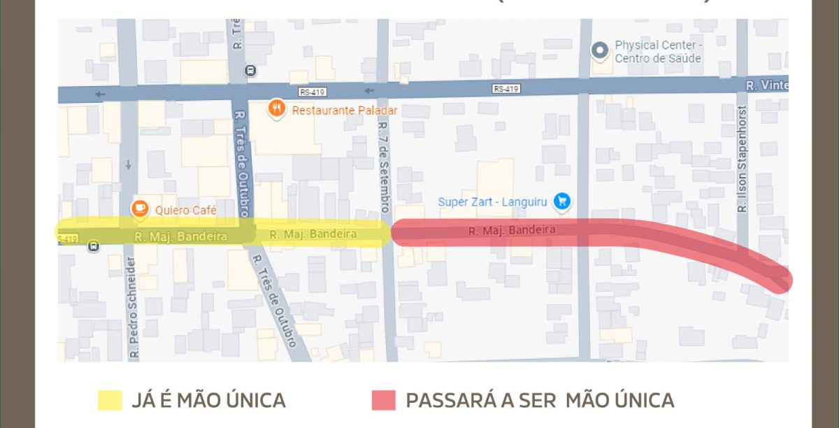 Rua Major Bandeira terá mão única ampliada; confira