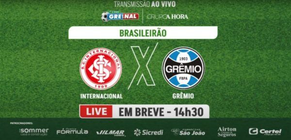 A Hora transmite GRE-NAL neste sábado