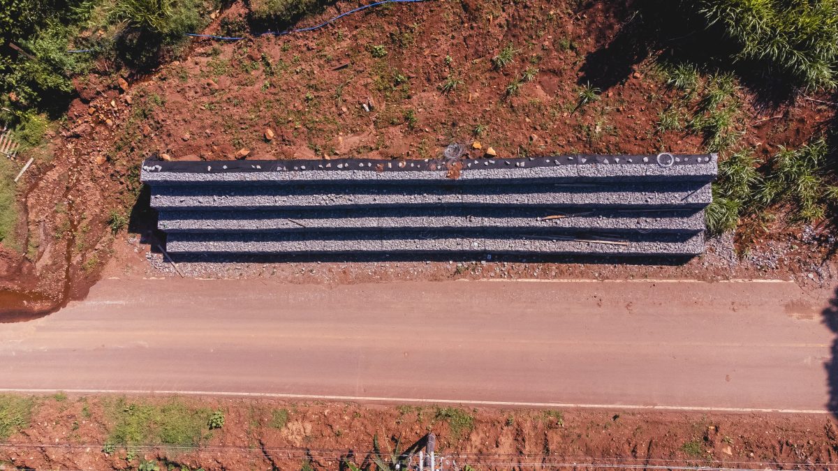 Encantado conclui construção de muros de gabiões