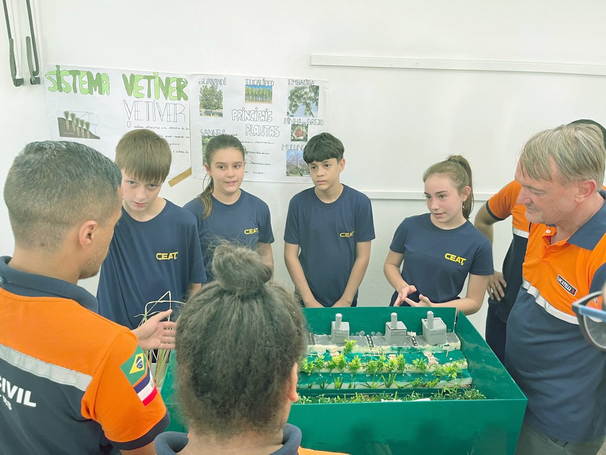 Alunos apresentam projeto ambiental à Defesa Civil de Lajeado