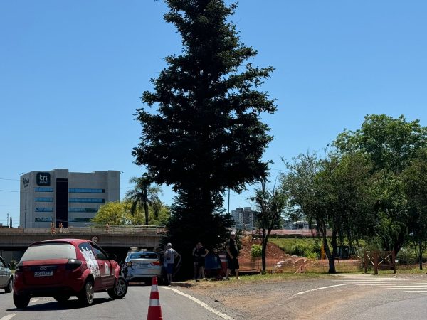 Acidente na Pasqualini causa lentidão no trânsito