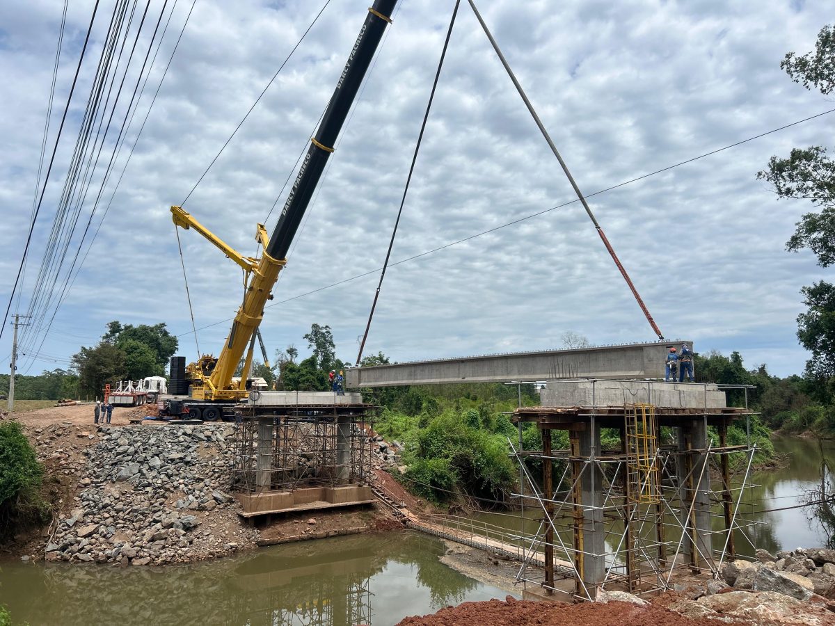 Avançam obras de ponte da São José, em Estrela