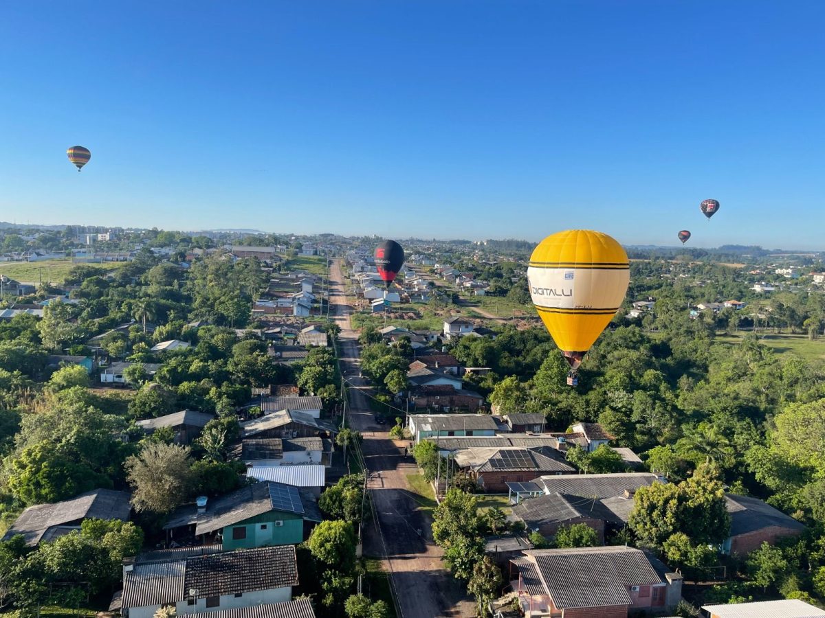 Festival de Balonismo de Venâncio Aires segue até domingo