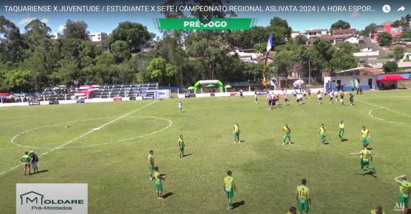 Grupo A Hora transmite Taquariense X Juventude e Estudiante X Sete