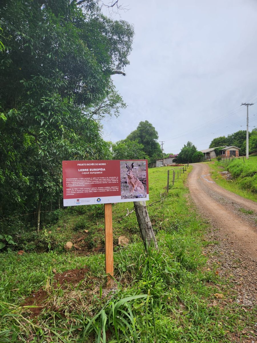 Placas informativas são instaladas nos acessos do Morro Gaúcho