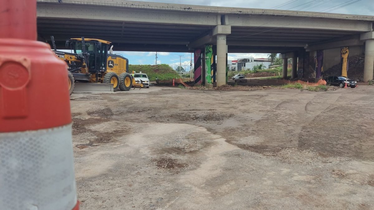 CCR faz obra paliativa sob a “Ponte Seca”, em Lajeado 