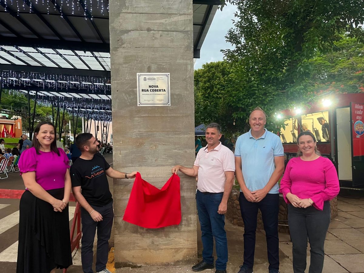 Muçum inaugura Rua Coberta e Pracinha Infantil