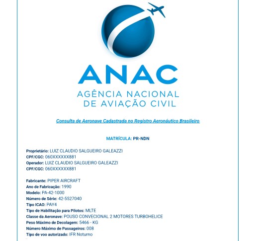 Avião que caiu em Gramado estava regularizado, diz Anac