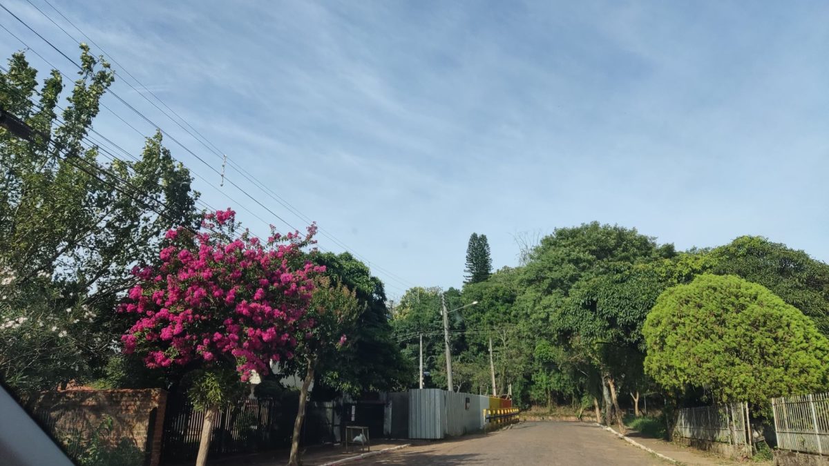 Temperaturas se elevam antes da mudança do tempo