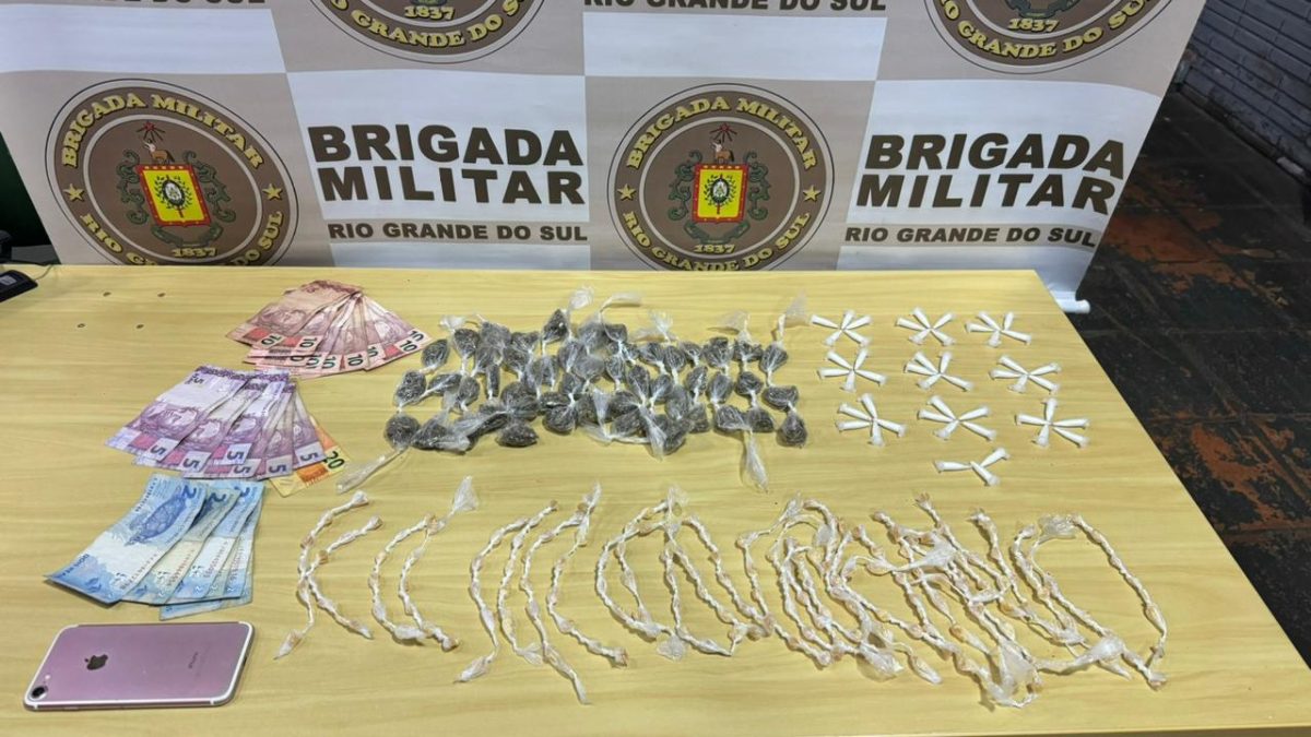 Homem é preso com droga em Encantado