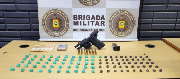 Homem é preso com arma e drogas em Lajeado