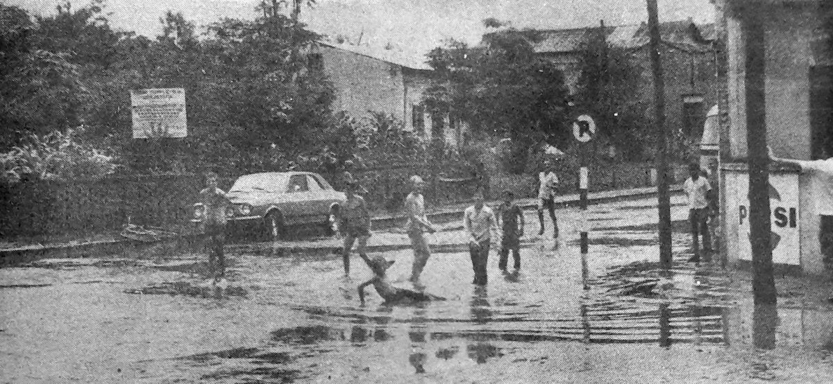 Há 50 anos, alagamentos no centro de Lajeado