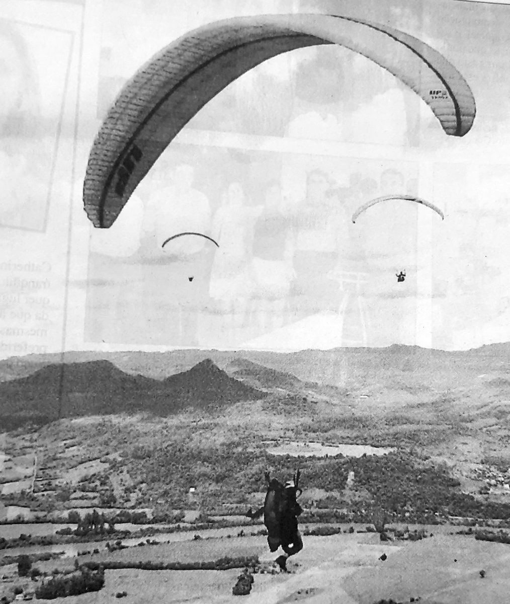 Há 20 anos, recorde de paraglider em Encantado