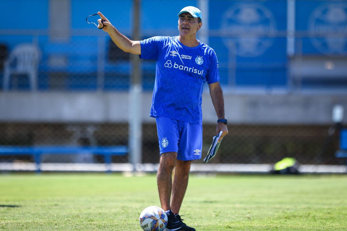 Quinteros na Arena pela primeira vez