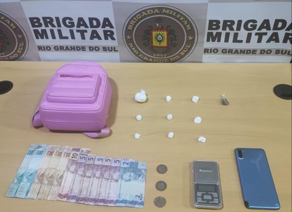 Em uma manhã, Brigada Militar realiza duas prisões por tráfico de drogas