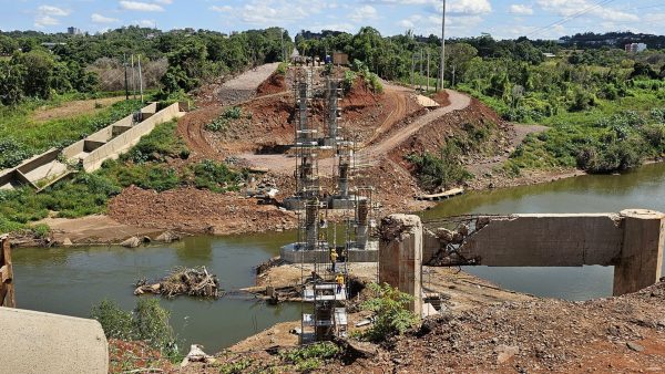 Ponte da ERS-130 começa a ganhar forma