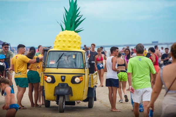 Fruki leva ações aos veranistas nas praias gaúchas e catarinenses