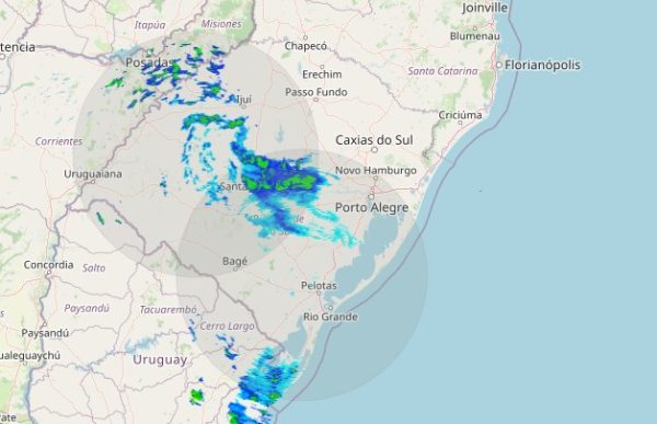 Chuva retorna ao RS nesta sexta-feira. Há riscos de temporais