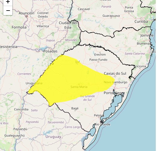 Inmet alerta para onda de calor na parte noroeste e centro do RS