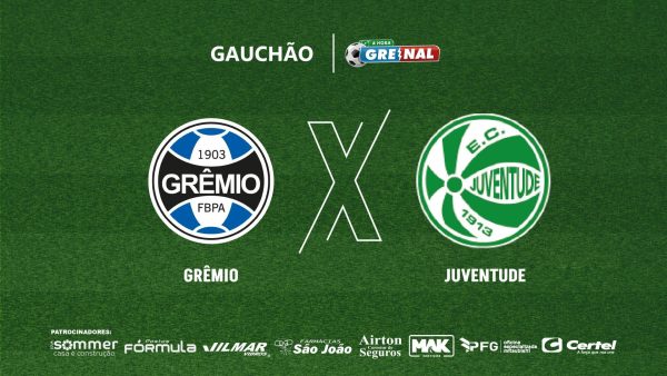 Grupo A Hora transmite Grêmio x Juventude