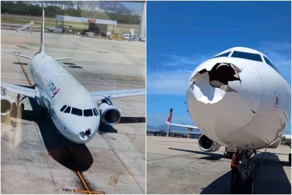 Após colisão com pássaro, avião faz pouso de emergência no RJ