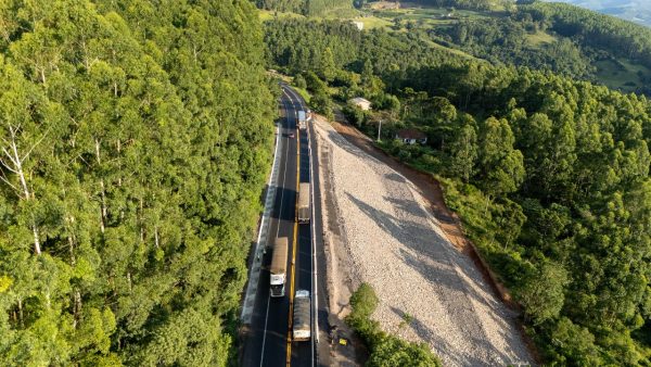 CCR ViaSul conclui obras de recuperação em trecho da BR-386, em Pouso Novo