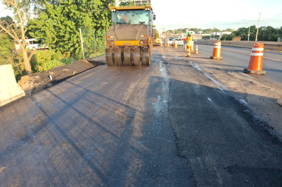 Obras da CCR ViaSul em viaduto da BR-386 desviam fluxo na rodovia