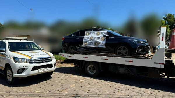 Veículo furtado em Lajeado é recuperado em Encantado