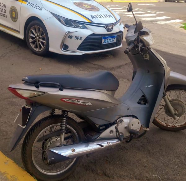 Brigada Militar prende homem e recupera motocicleta furtada