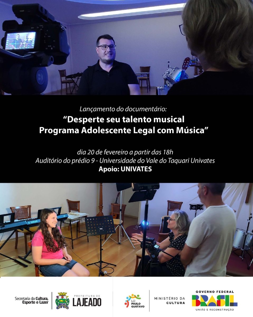 Documentário “Desperte seu Talento Musical” será lançado este mês