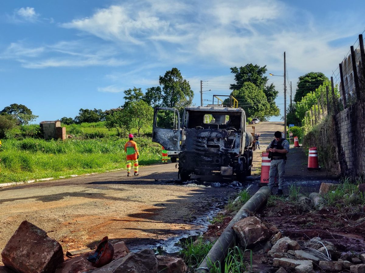 Estado de operário vítima de incêndio na BR-386 é grave