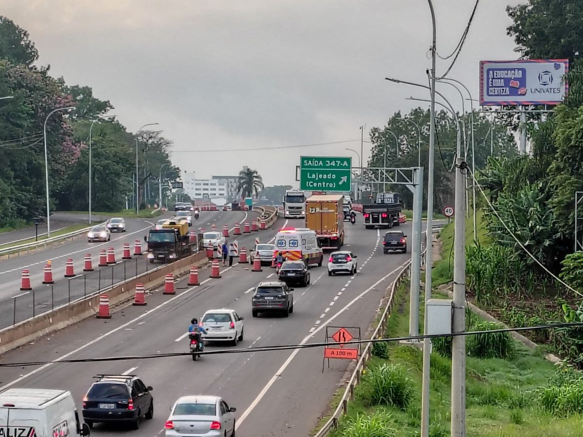 Acidente causa lentidão na BR-386, em Lajeado