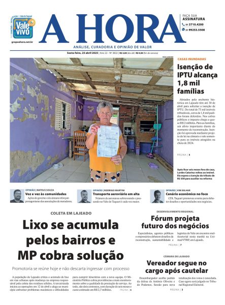A Hora – 25/04/25