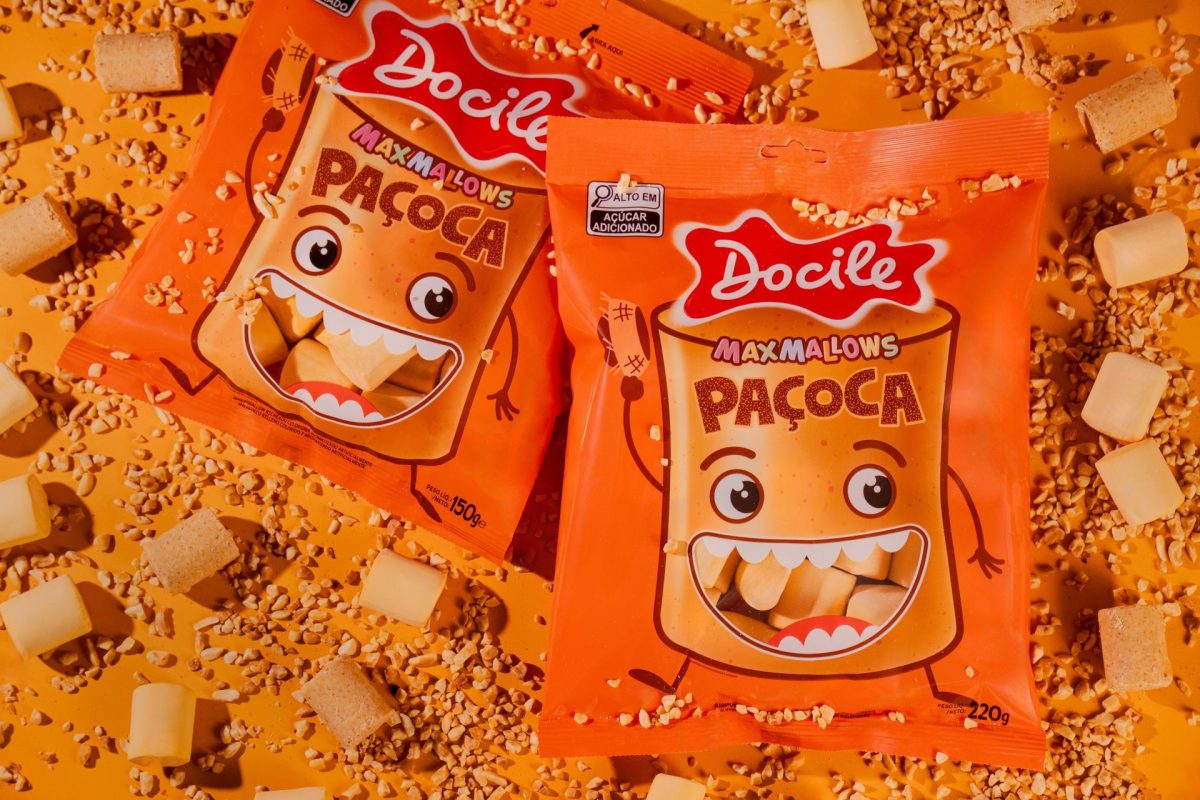 Docile lança primeiro marshmallow sabor paçoca do Brasil