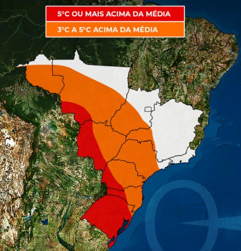 Temperatura se aproxima dos 30ºC nesta quinta-feira na região
