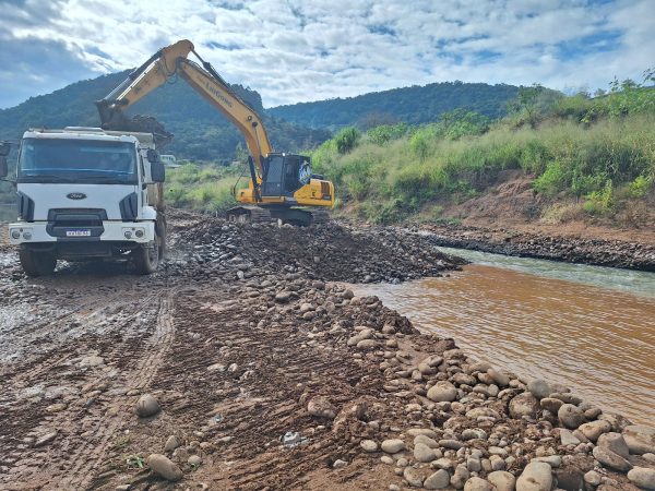 Município nicia segunda etapa de desassoreamento no Rio Forqueta