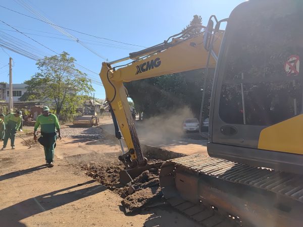 Revitalização da rua Paulo Emílio Thiesen entra na reta final em Lajeado