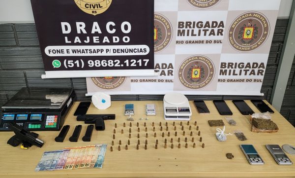 Ação conjunta apreende mais de 600 kg de drogas em Lajeado