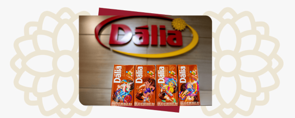 Achocolatado Dália está de volta com nova embalagem