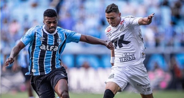 Grêmio vence o Santos por 1 a 0 na Arena