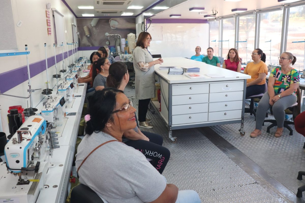 Curso de costura industrial do Senai oferece novas oportunidades para mulheres